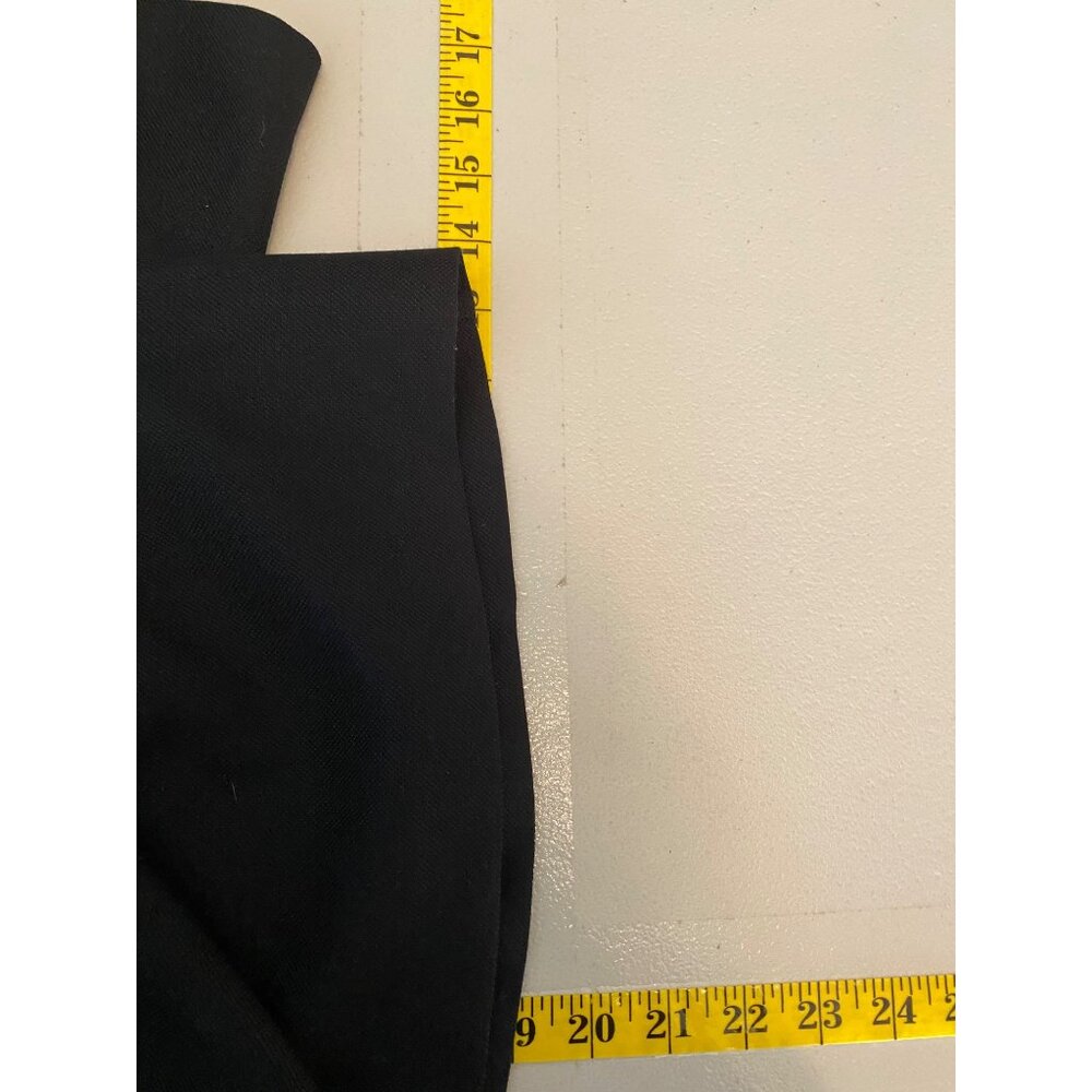 Vintage Cache Coat Dress Black Skort Pants Gold Studded Lapel Button Detail - Picture 7 of 12